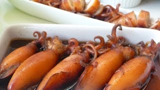 หมึกต้มหวานต้มเค็ม สูตรชาวเลmaug toam whan sweet squid boiled [upl. by Couq]