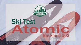 Ski test Atomic Backland FR 102 season 201617 [upl. by Oivatco684]