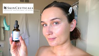 My SkinCeuticals Skincare RoutineMedical Grade Skincare Routine  C E Ferulic [upl. by Nauaj966]