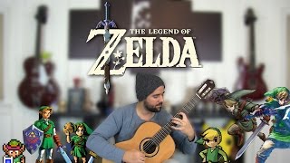 The Legend Of Zelda  The Classical Guitar Medley [upl. by Desma695]