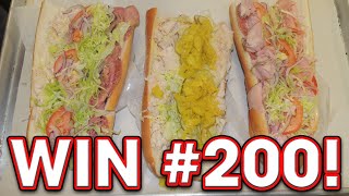 DELICIOUS HOAGIE SUB SANDWICH CHALLENGE [upl. by Kaz747]