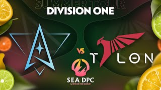 Polaris vs Talon Game 3  DPC SEA Div 1 Summer Tour w MLP amp johnxfire [upl. by Emelun]