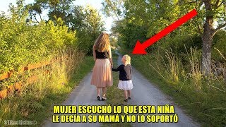 Mujer oyó sin querer lo que una niña de 6 años le dijo a su mamá y supo que no podía soportarlo [upl. by Ylrebmek]