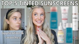 The Best Tinted Sunscreens Colorescience Flex DRMTLGY Tinted Moisturizer SPF 46 Mychelle amp More [upl. by Dunstan529]