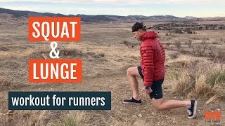 Squat and Lunge Workout For Runners [upl. by Alac]