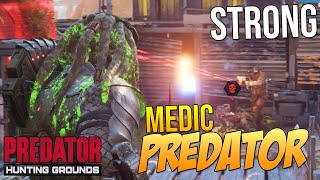 Predator Hunting Grounds MEDIC PREDATOR quotMedic Perk is so STRONGquot Range Combistick Kills [upl. by Sweet]