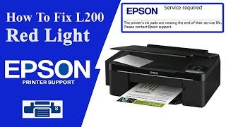 Epson L200 Resetter  Service required January 2024 [upl. by Atcele849]