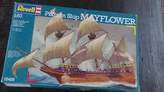 Review of the 183 Scale Pilgrim Ship Mayflower Model Kit from Revell [upl. by Saphra]