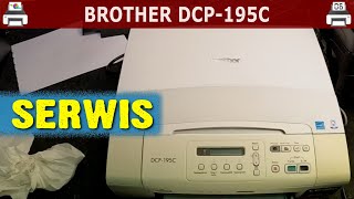 BROTHER DCP195C 🖨️ Serwis 6 [upl. by Anaeda]