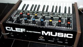 CLEF B30 MICROSYNTH demo 01 [upl. by Briney]