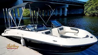 Bayliner VR5 Our First Launch and Test Drive [upl. by Llenram]