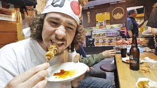 Probando comida callejera en JAPÓN 🇯🇵 [upl. by Medlin]