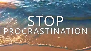 Hypnosis to Stop Procrastination Overcome Anxiety Perfectionism amp Stop Procrastinating [upl. by Esinek672]