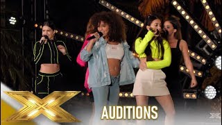 V5 Five Latino Girls Put Together To Make A GroupSee What Happens The X Factor 2019 Celebrity [upl. by Acinot]