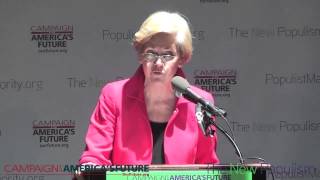 Elizabeth Warren at the New Populism Conference FULL [upl. by Riba]