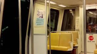 WMATA Onboard CAF 5000 Series car 5170 on the Blue Line boarding announcement [upl. by Saxena]