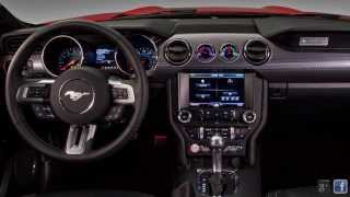 NEW 2015 Ford Mustang INTERIOR [upl. by Darnall603]