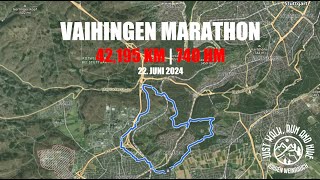 Vaihingen Marathon  42195 km  22062024 [upl. by Elagibba]