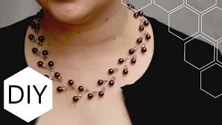 DIY sieraden maken met Kralenhoekje  Sjieke ketting met patroon [upl. by Norven]