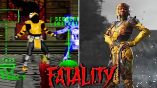 Evolution of Cryax Fatalities in Mortal Kombat Games 19952024 [upl. by Bayard248]