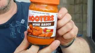 Hooters HOT sauce review [upl. by Ahseryt355]