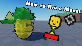 How to Rig A Roblox Model IN UNDER 12 MINUTES and Animate 2024 [upl. by Bolton360]