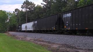 The LOUDEST SD402 horn at Nixon Yard WFreight Cars [upl. by Skelly]