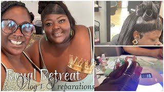 Travel Vlog  GRWM WAP Nails amp Hair  Fat Girl Summer The Royal Retreat Part 1  Joy Amor [upl. by Haldane]