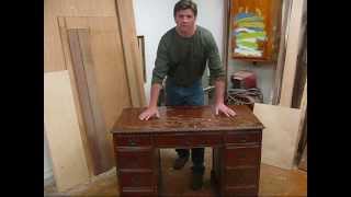 How to strip amp refinish wood furniture with Zip Strip by Jon Peters [upl. by Sheley126]