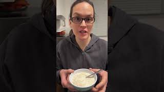 Recette rapide du porridge à la noix de coco 🥥recettes cuisine [upl. by Lancelle765]