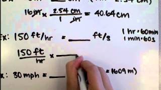 Physics Unit Conversion Review [upl. by Ruthie320]