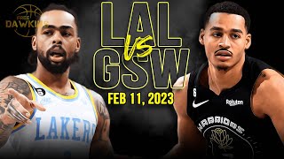 Golden State Warriors vs Los Angeles Lakers Full Game Highlights  Feb 11 2023  FreeDawkins [upl. by Akinnej]