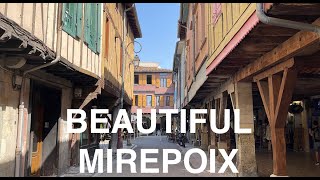 Mirepoix  stunning little town in SW France [upl. by Adnohsed]