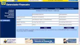 Instalando Gerenciador Financeiro BB [upl. by Garner]