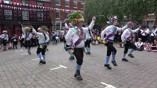 Earlsdon Morris dance quotWatchmakersquot at Bromyard Folk Festival [upl. by Freudberg979]