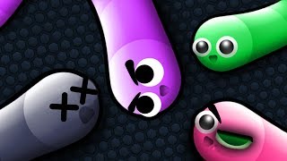 TOP 50 FUNNIEST FAILS IN SLITHERIO [upl. by Zetnahs]