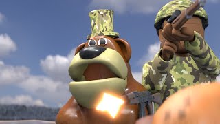 Freddy Fazbear The Soldier And More Freddy Fazbear Animations By Agbaps [upl. by Rebah861]