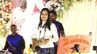 Lipika Samanta Stage Program 2024  Saxophone Queen Lipika  Pyar Ka Tohfa Tera  Bikash Studio [upl. by Egrog]