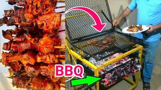 Best Grilled Barbeque Recipe  Rotated barbeque grill at home  barbeque marinade Recipe [upl. by Georgia]