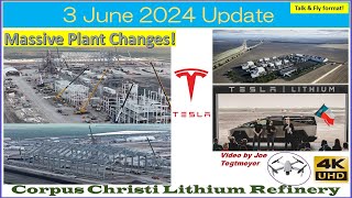 Tesla Corpus Christi Lithium Plant Review amp Discussion 3 June 2024 Construction Update 900 AM [upl. by Hinman935]