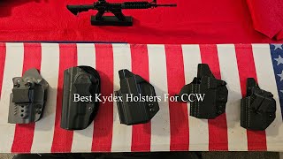 Best Kydex Holsters For CCW [upl. by Anirbak]