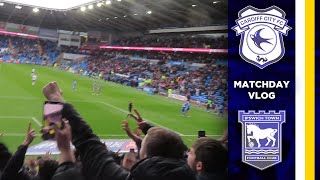 100TH MINUTE WINNER  Cardiff City vs Ipswich Town Vlog 202324 [upl. by Lela]