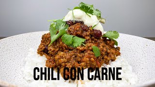 Chili Con Carne  How To Make Chili Recipe [upl. by Haldan]