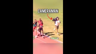 Cameraman Runs Faster Than The Athletes Again [upl. by Gunzburg]