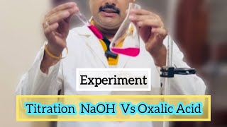 🔬 Exploring the Titration of NaOH and Oxalic Acid  Experiments [upl. by Ottillia]