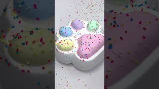 FUFUSQUISHY ASMR 🌈🐱 800g Sparkling Rainbow Cat Paw [upl. by Riebling]