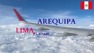 Vuelo LIMA  AREQUIPA BONUS LATAM Airlines  Perú 2023  losviajesdebillysanz [upl. by Nileek]