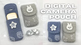 how to crochet a miffy amp star digicam pouch a beginnerintermediate tutorial [upl. by Attekahs]