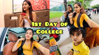 WOW My Lifes First Day Of New College Pata Nahi Kya hoga  Lots of Masti with Friends Bindass Kavya [upl. by Iniretake346]