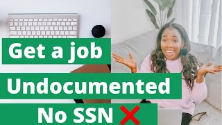 How to work in the United States undocumented no SSN required [upl. by Cyb460]